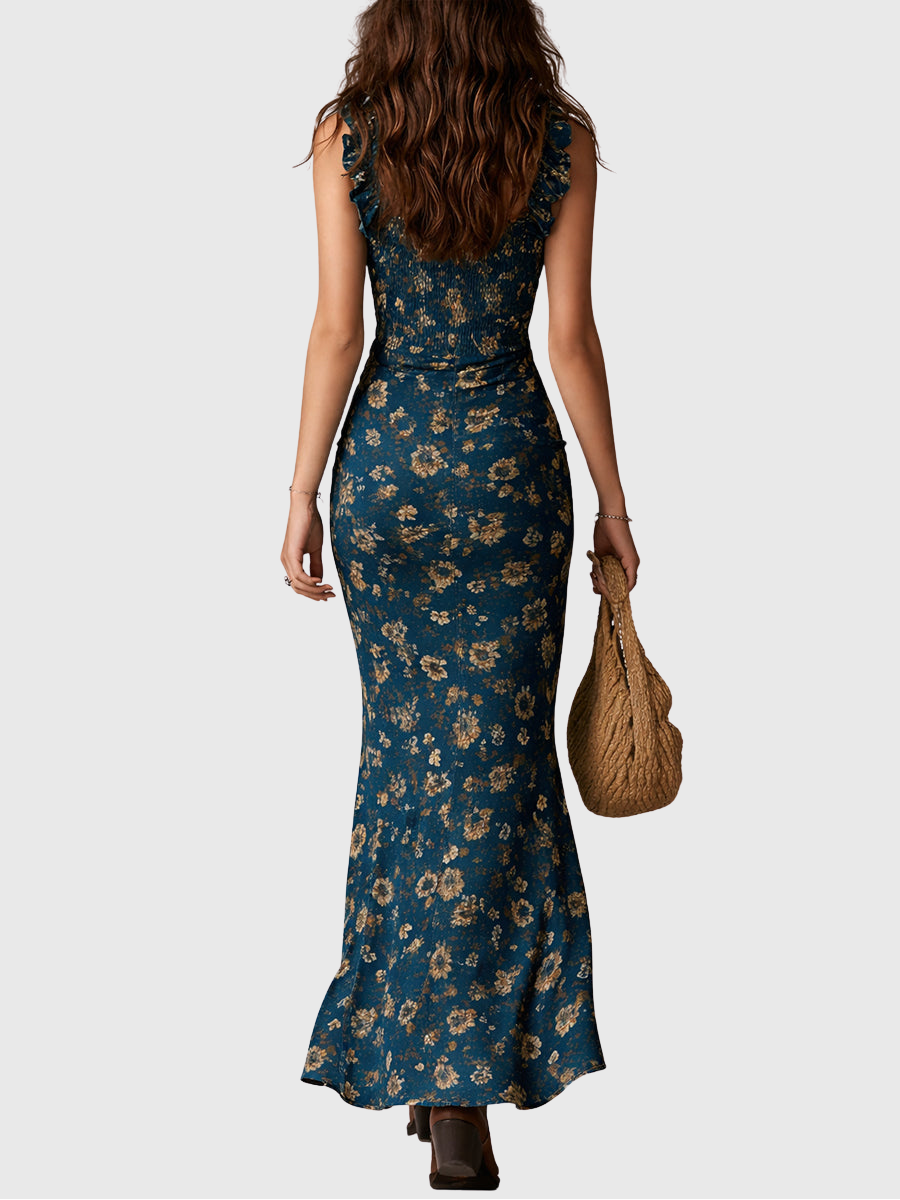 Linda – Boho-Maxikleid mit fliessender Silhouette – Ansicht 9