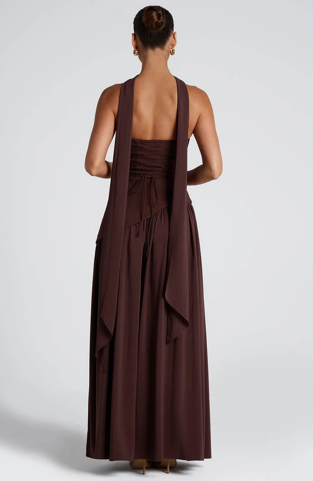 Iris – Elegantes Wickel-Maxikleid mit V-Ausschnitt – Ansicht 14