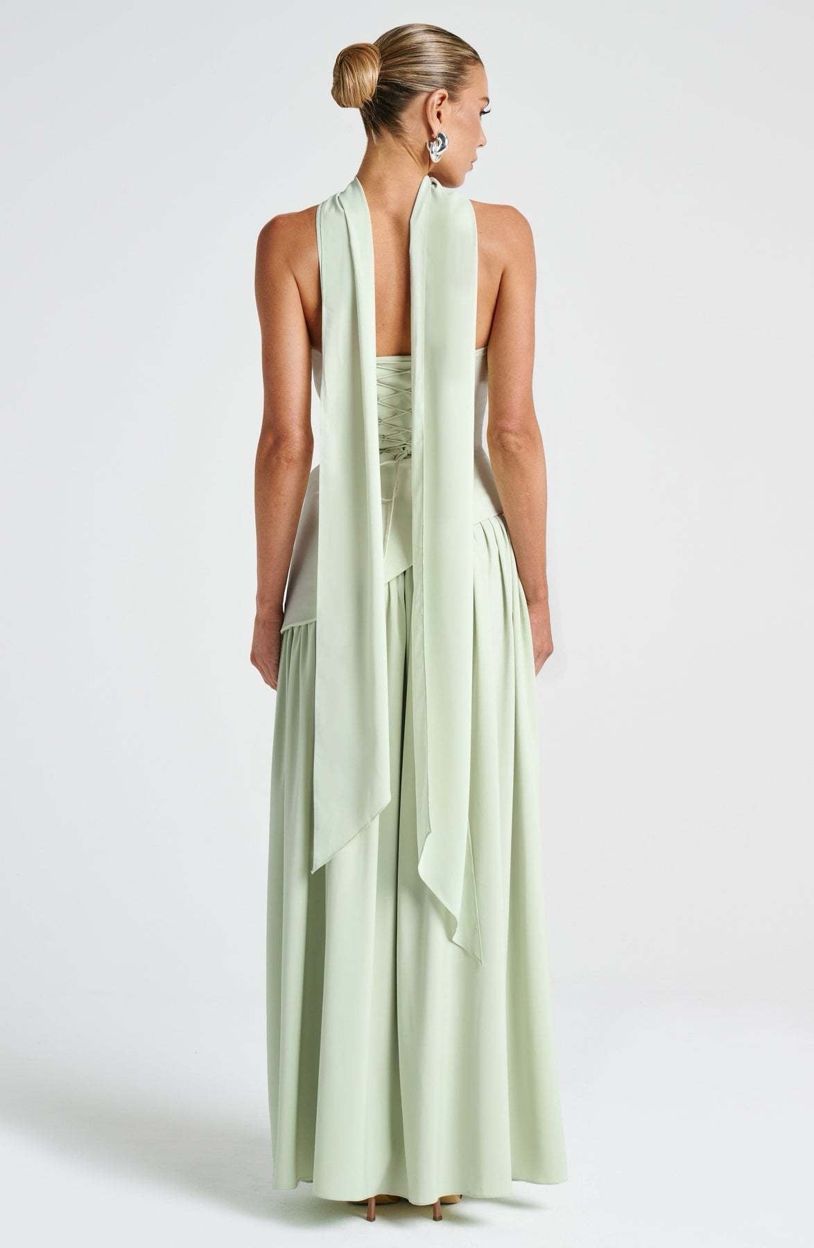 Iris – Elegantes Wickel-Maxikleid mit V-Ausschnitt – Ansicht 22