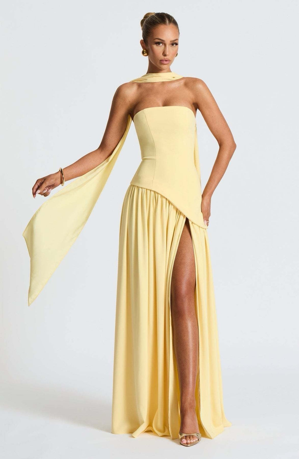 Iris – Elegantes Wickel-Maxikleid mit V-Ausschnitt – Ansicht 28