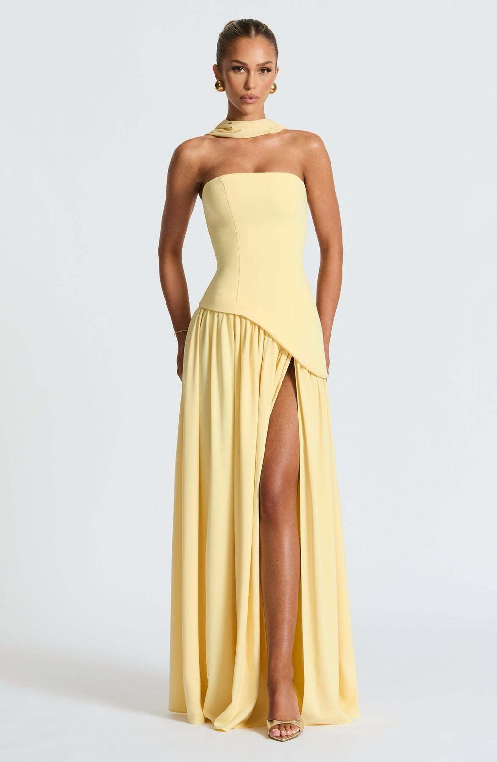 Iris – Elegantes Wickel-Maxikleid mit V-Ausschnitt – Ansicht 26