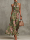 Sophie – Romantisches Blumenkleid im Boho-Stil – Vorderansicht
