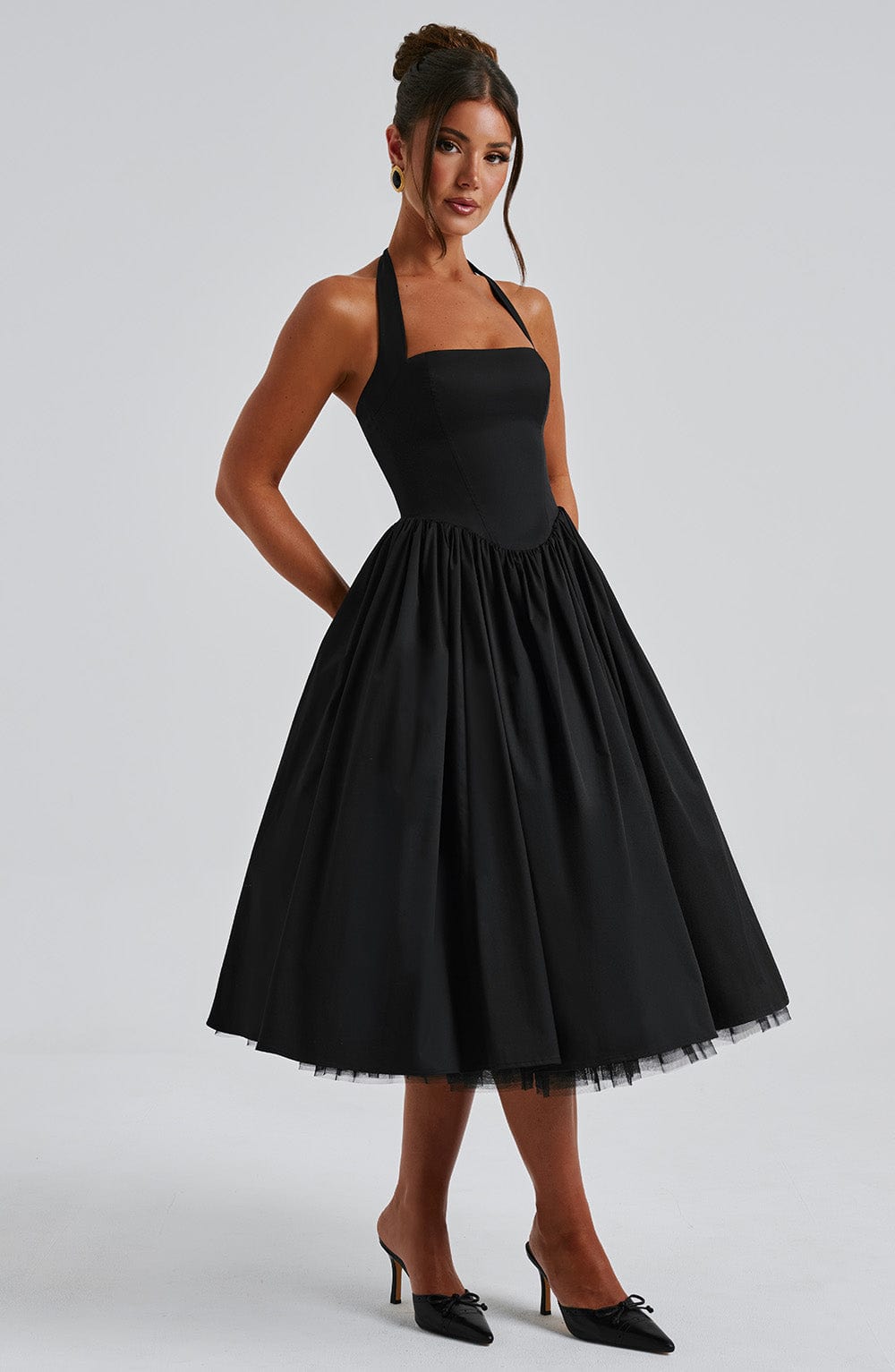 Enyo – Figurbetontes Midikleid im Business-Look – Ansicht 20