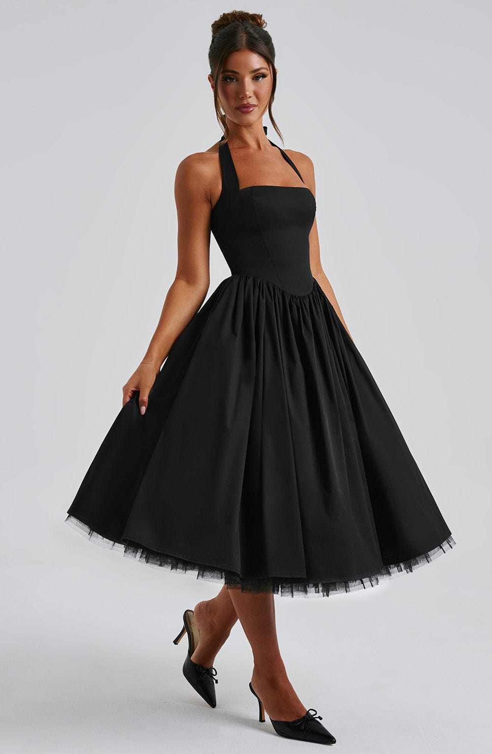 Enyo – Figurbetontes Midikleid im Business-Look – Ansicht 19