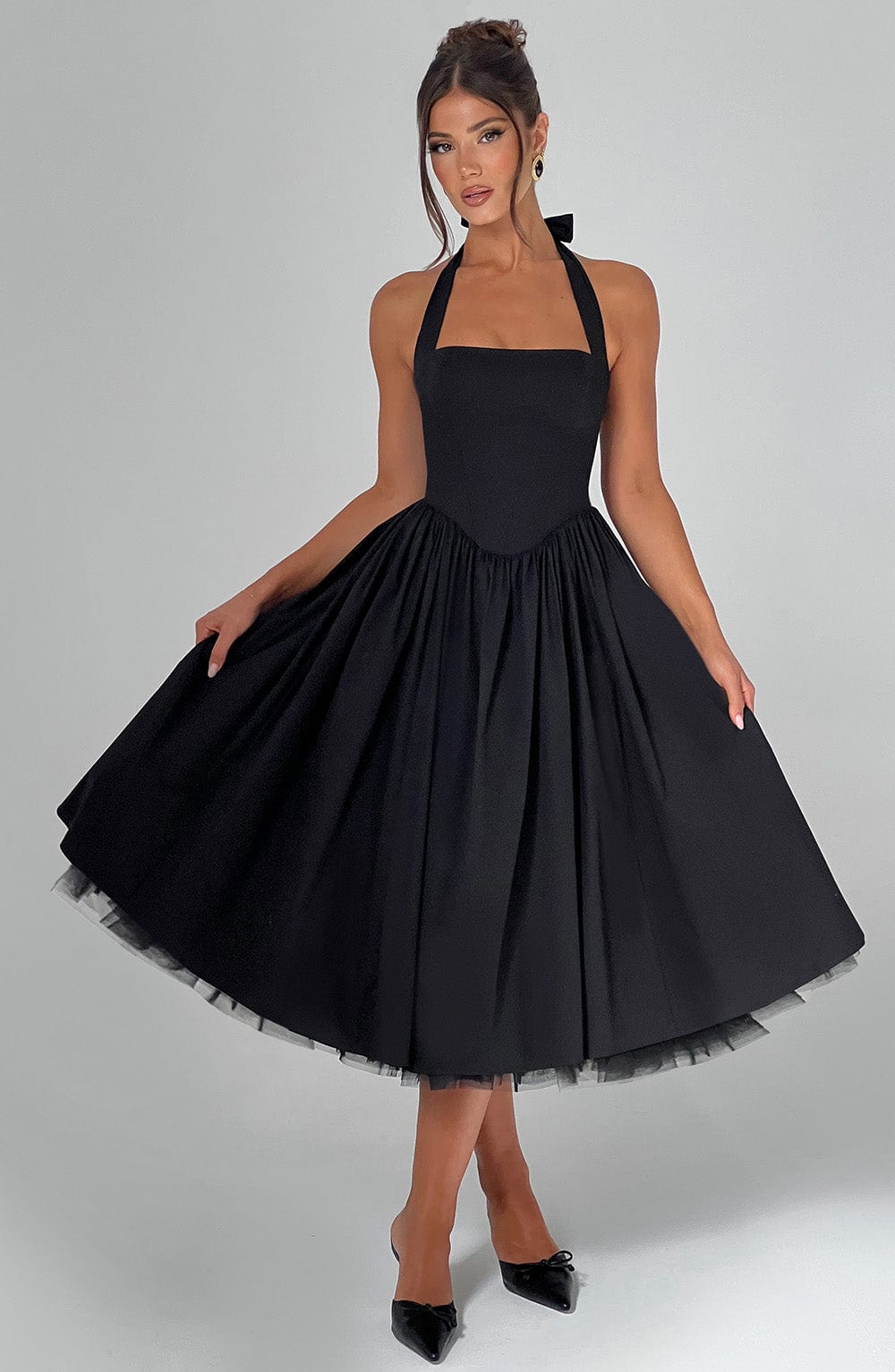 Enyo – Figurbetontes Midikleid im Business-Look – Ansicht 16