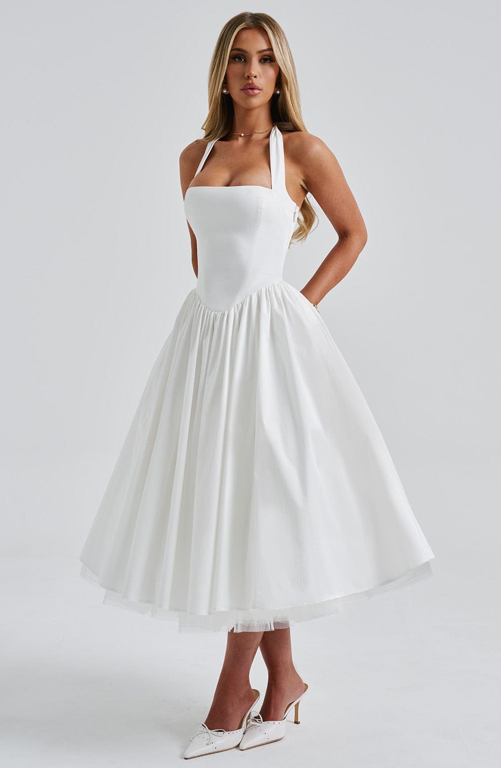 Enyo – Figurbetontes Midikleid im Business-Look – Ansicht 8