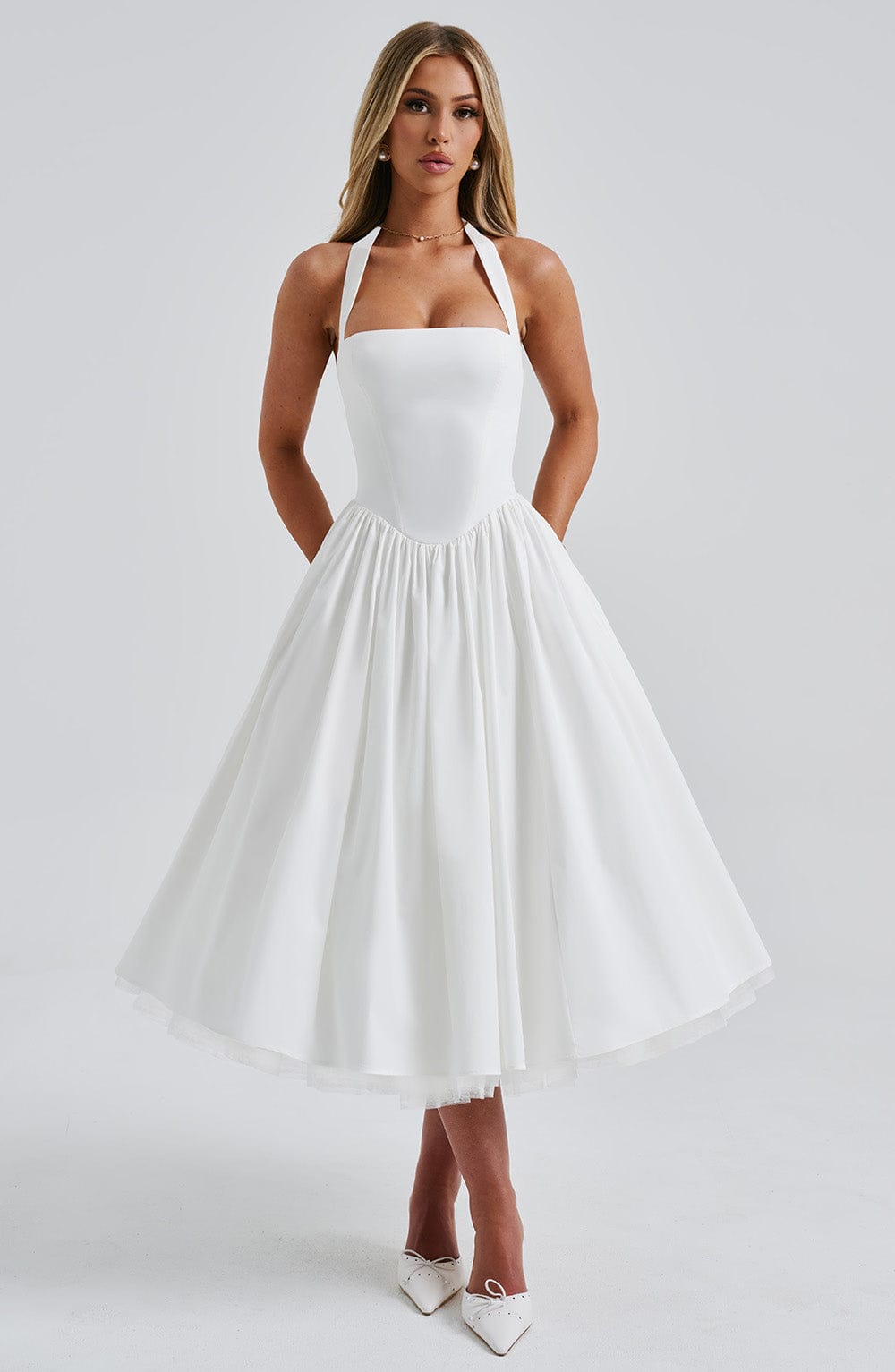 Enyo – Figurbetontes Midikleid im Business-Look – Weitere Ansicht