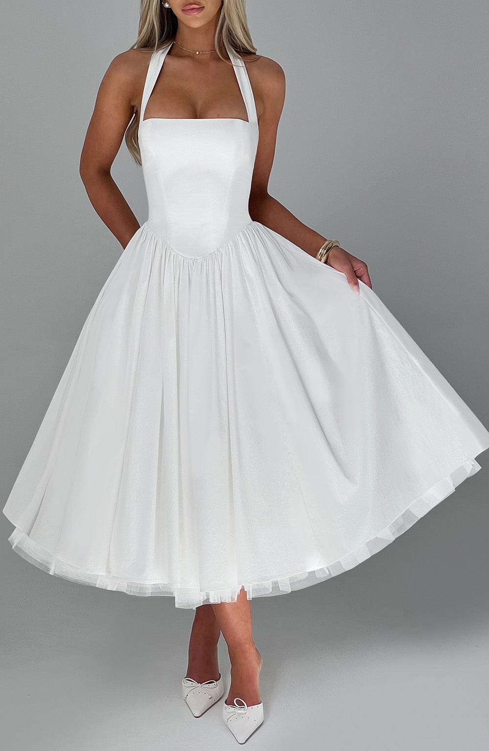 Enyo – Figurbetontes Midikleid im Business-Look – Ansicht 13